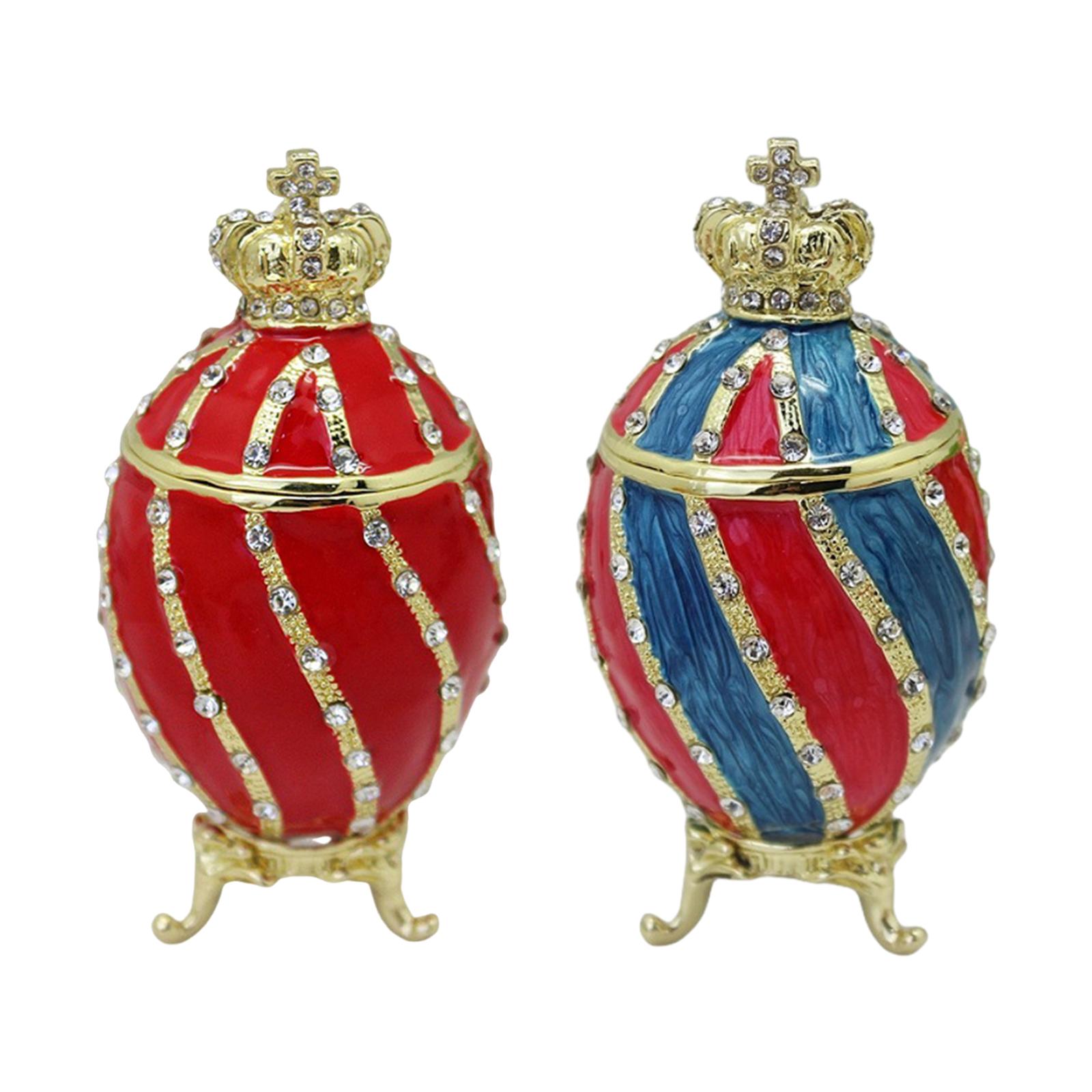 Body Jewelry Jewelry Box - 파베르제 에그 트링킷 박스 컨테이너 케이스