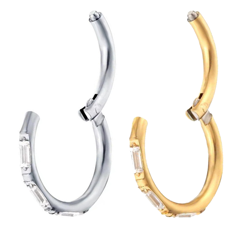 ASTM F136 티타늄 귀걸이 고품질 지르콘 하이트  - Body Jewelry Quality 리뷰 및 가격