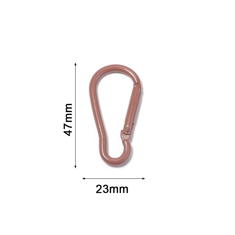 10pcs 알루미늄 조롱박 모양 스프링 걸쇠 열쇠고리  - Body Jewelry Diy 리뷰 및 가격