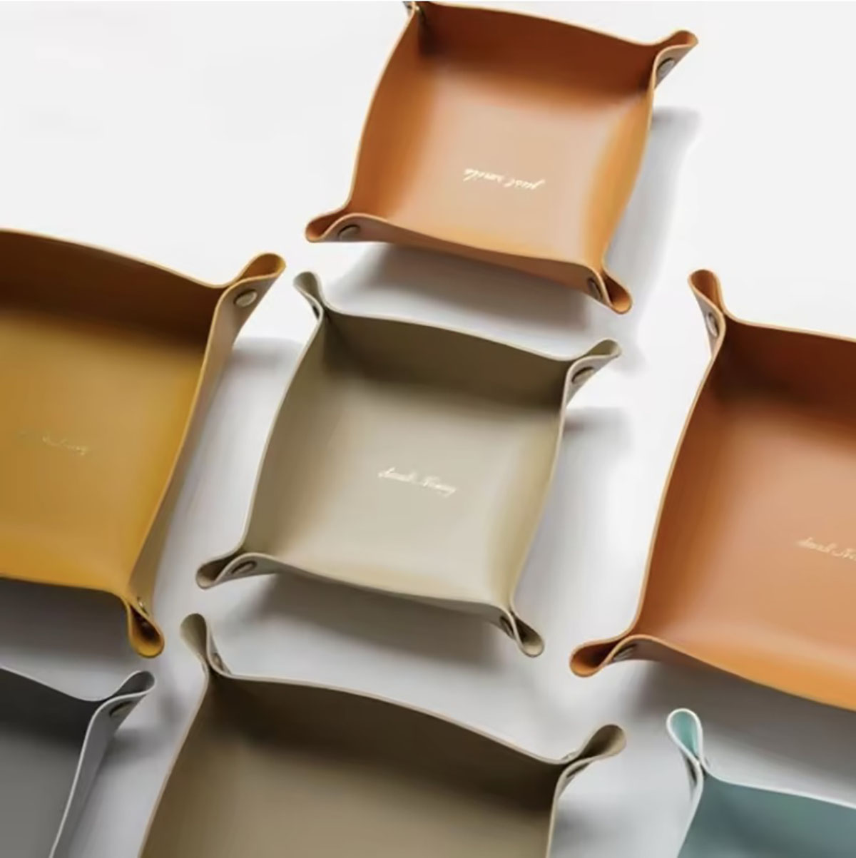 북유럽 스타일 가죽 스토리지 트레이 데스크탑 주최자 키 - Body Jewelry Organizer 리뷰 및 가격