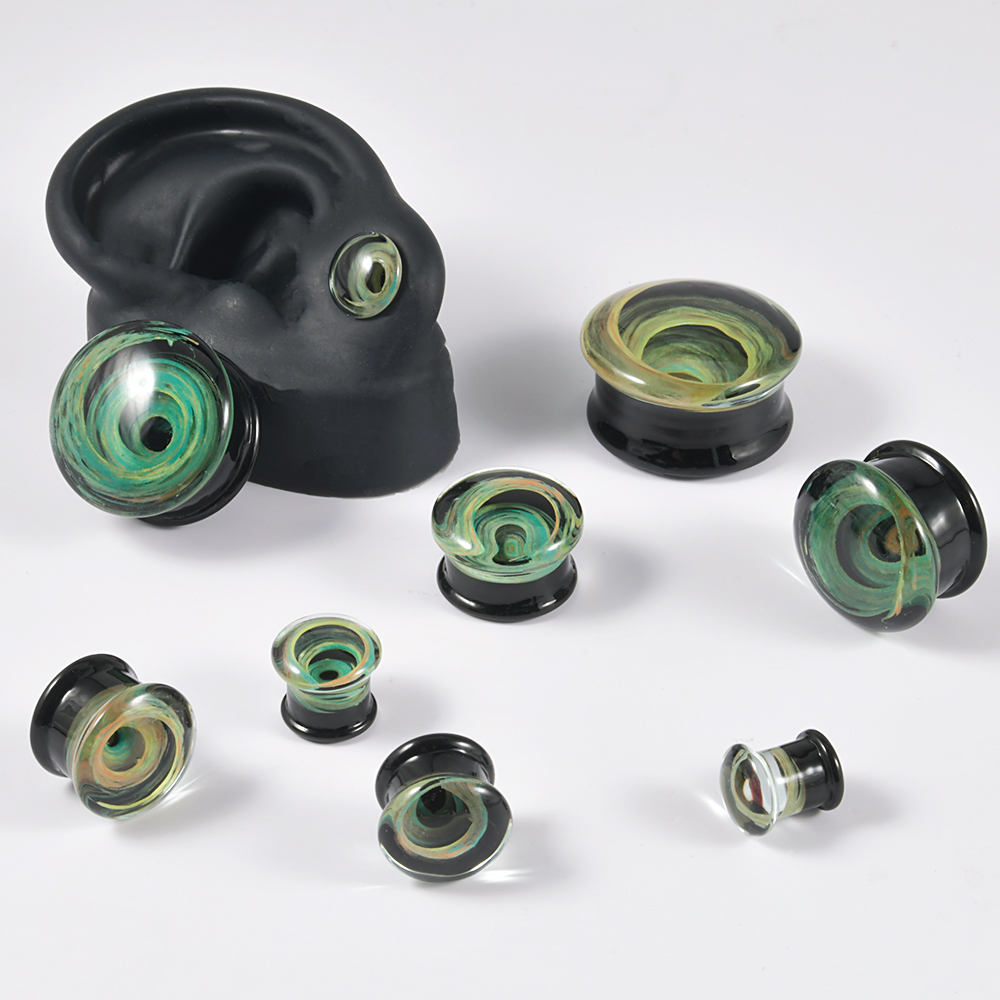 고품질 유리 소재의 해파리 모양 귀 플러그, 투명한 헤 - Body Jewelry Quality 리뷰 및 가격