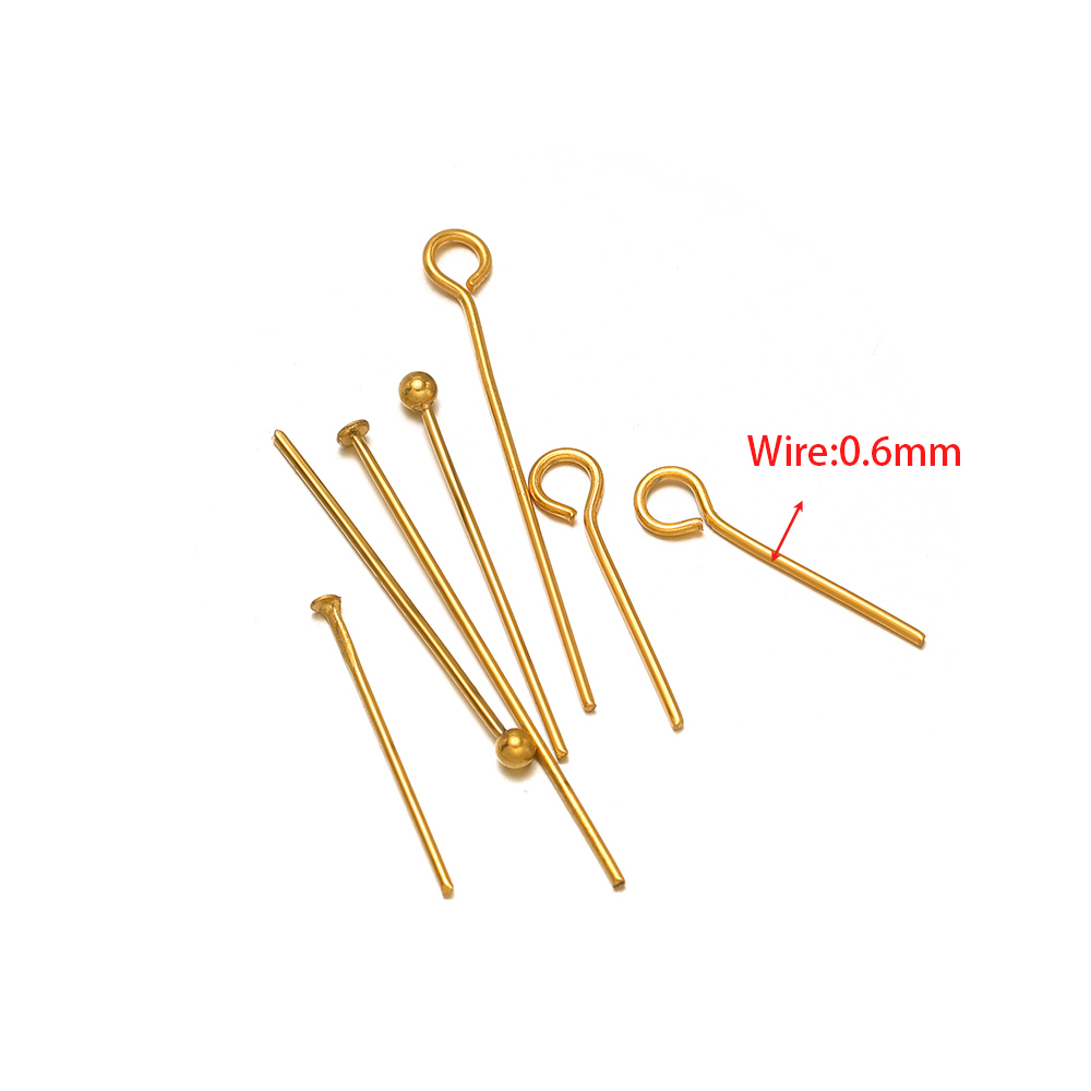 100/50pcs 스테인레스 스틸 아이 헤드 바늘 T  - Body Jewelry Diy 리뷰 및 가격