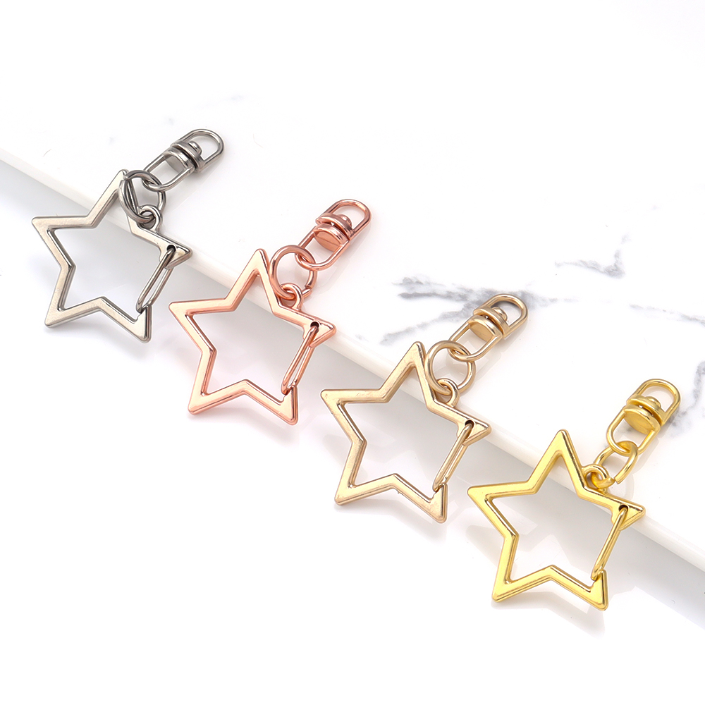 10개 합금 별 모양 스냅 키체인 로브스터 클로 클래스 - Body Jewelry Diy 리뷰 및 가격
