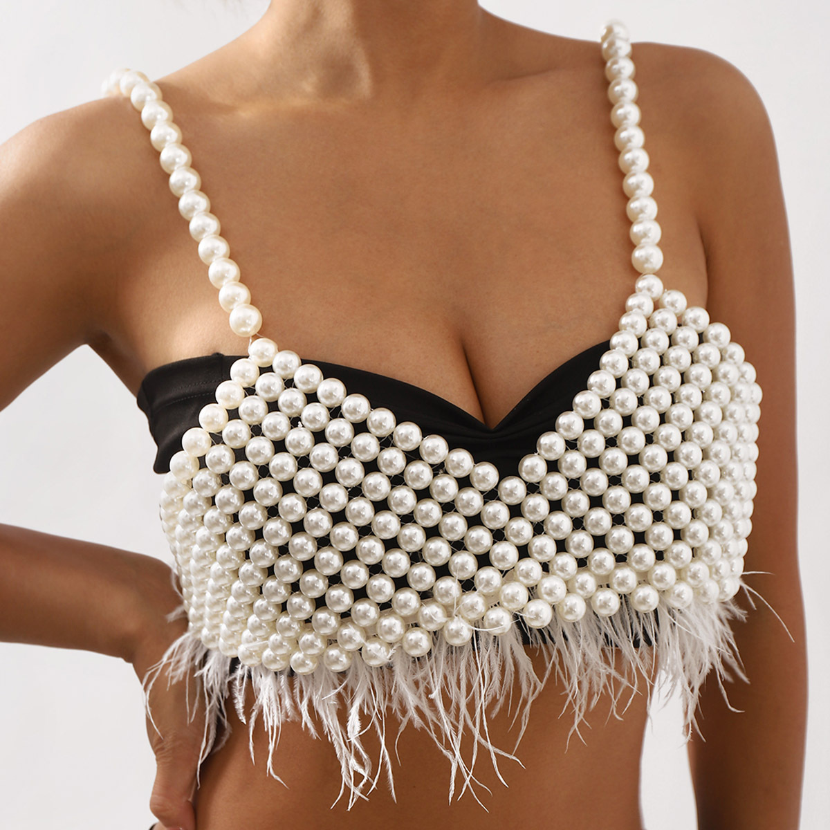 여성용 섹시 바디 주얼리 ​   패션 브라 체인 핸드메 - Body Jewelry Vest 리뷰 및 가격