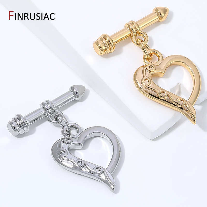 14K 금도금 황동 하트 모양 토글 클래스프, 쥬얼리용 - Body Jewelry Diy 리뷰 및 가격