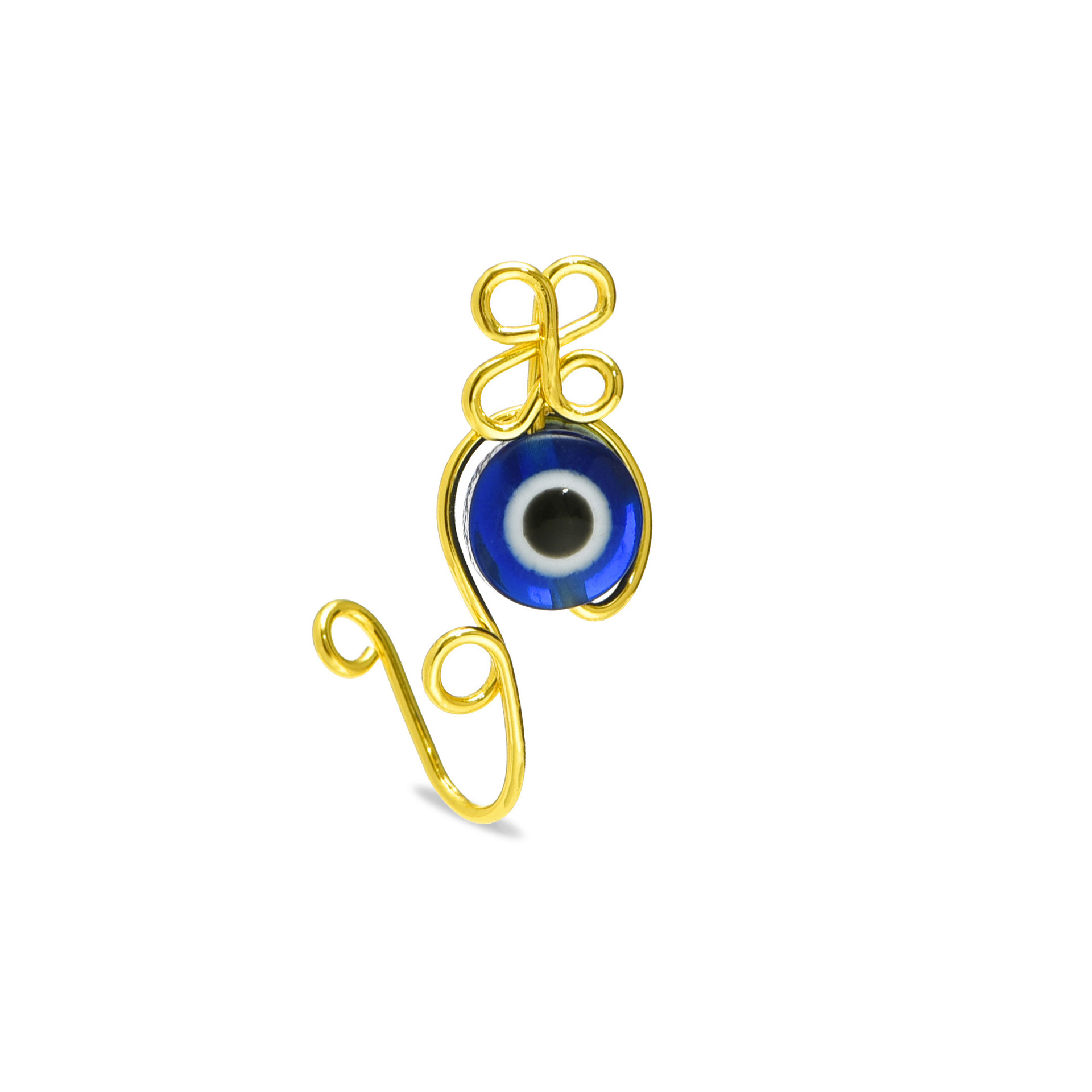 악마의 눈 코 링 수제 구리 도금 진짜 골드 코 링 펑 - Body Jewelry Real Gold 리뷰 및 가격