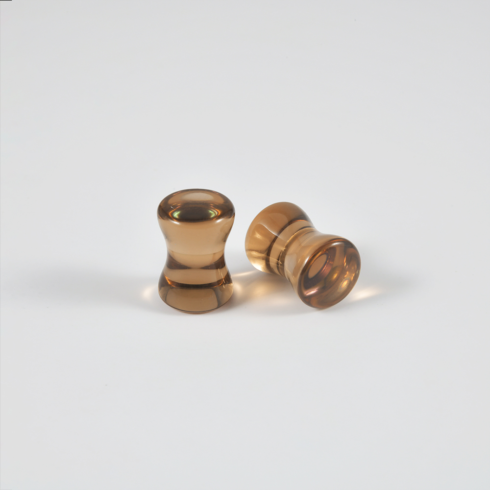 2Pcs Glasst 더블 플레어 플래시 백 이어 플러 - Body Jewelry Quality 리뷰 및 가격