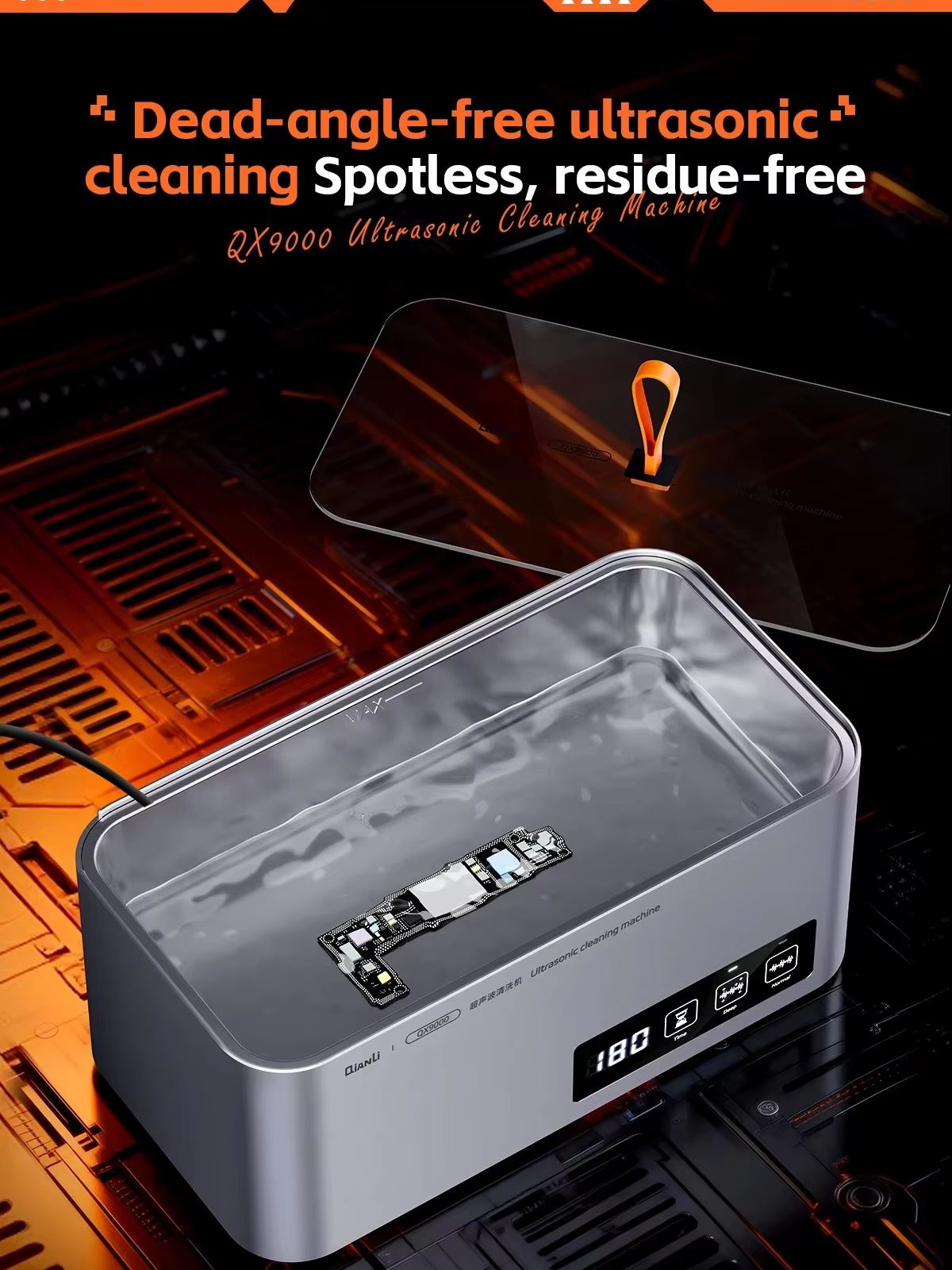 QIANLI QX9000 초음파 세척기 35W 47kH - Body Jewelry Cleaner 리뷰 및 가격