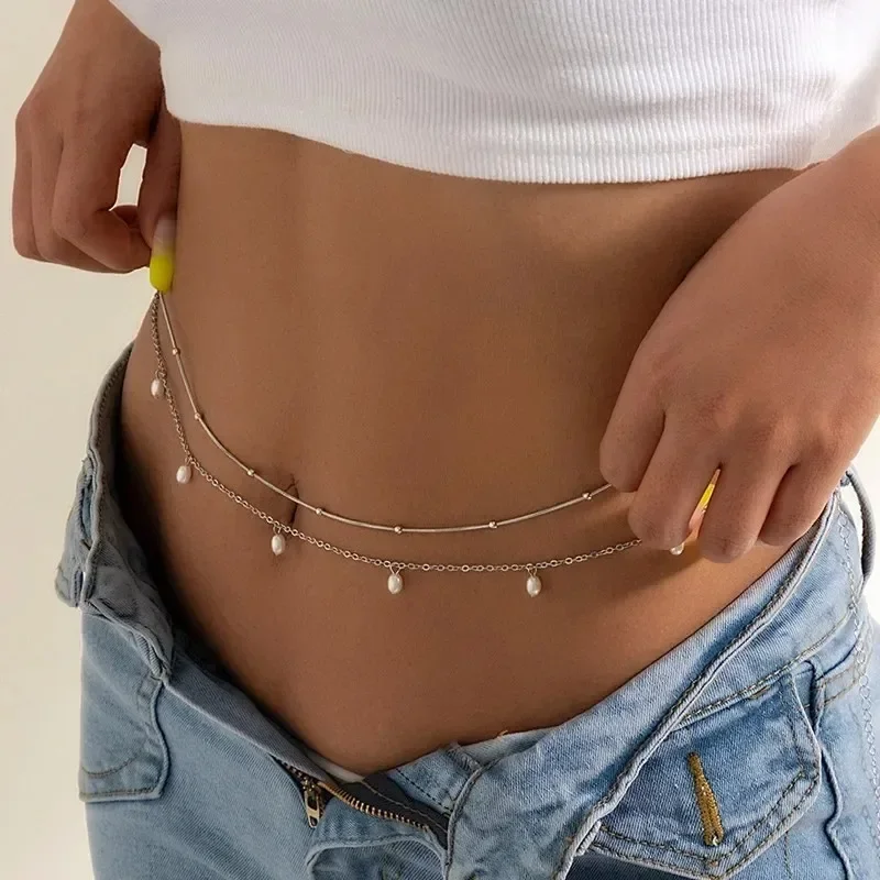 여성을위한 새로운 매력 섹시한 더블 레이어 나비 체인  - Body Jewellery 리뷰 및 가격