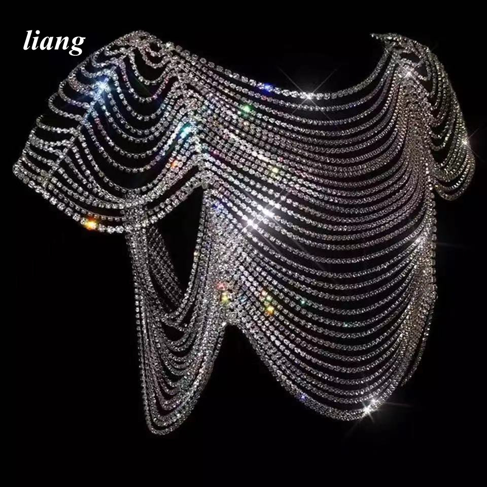 섹시한 바디 체인 비키니 조끼 브래지어 체인 드리 워진 - Body Jewelry Vest 리뷰 및 가격