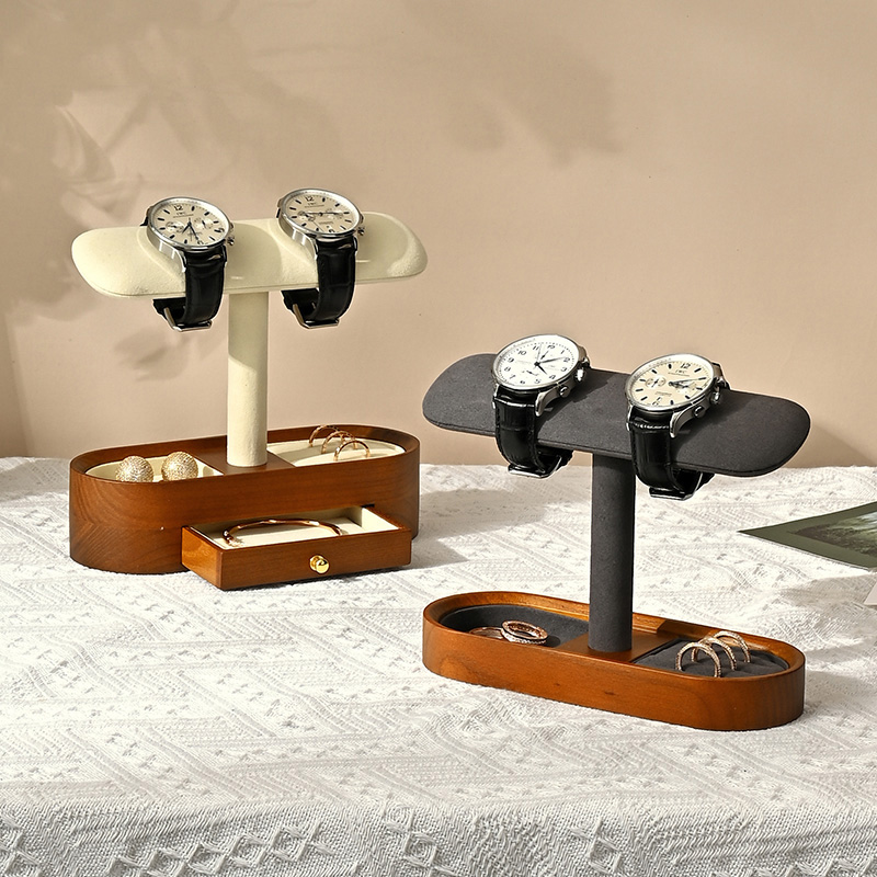 Oirlv 단단한 나무 시계 주최자 선반 T-바 시계  - Body Jewelry Organizer 리뷰 및 가격