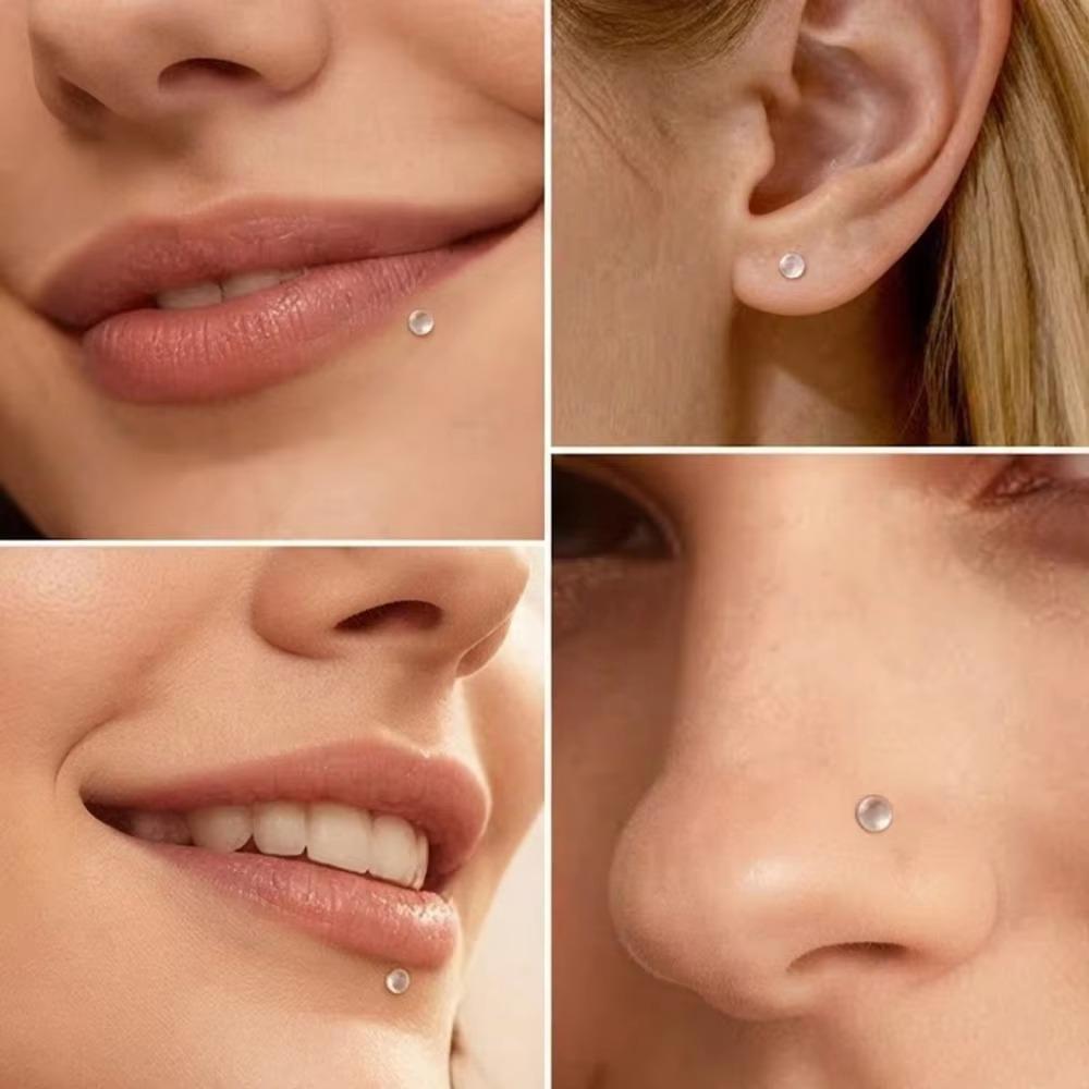 20pcs/Box 아크릴 둥근 공 입술 스터드/귀걸이  - Body Jewelry Jewelry Box 리뷰 및 가격