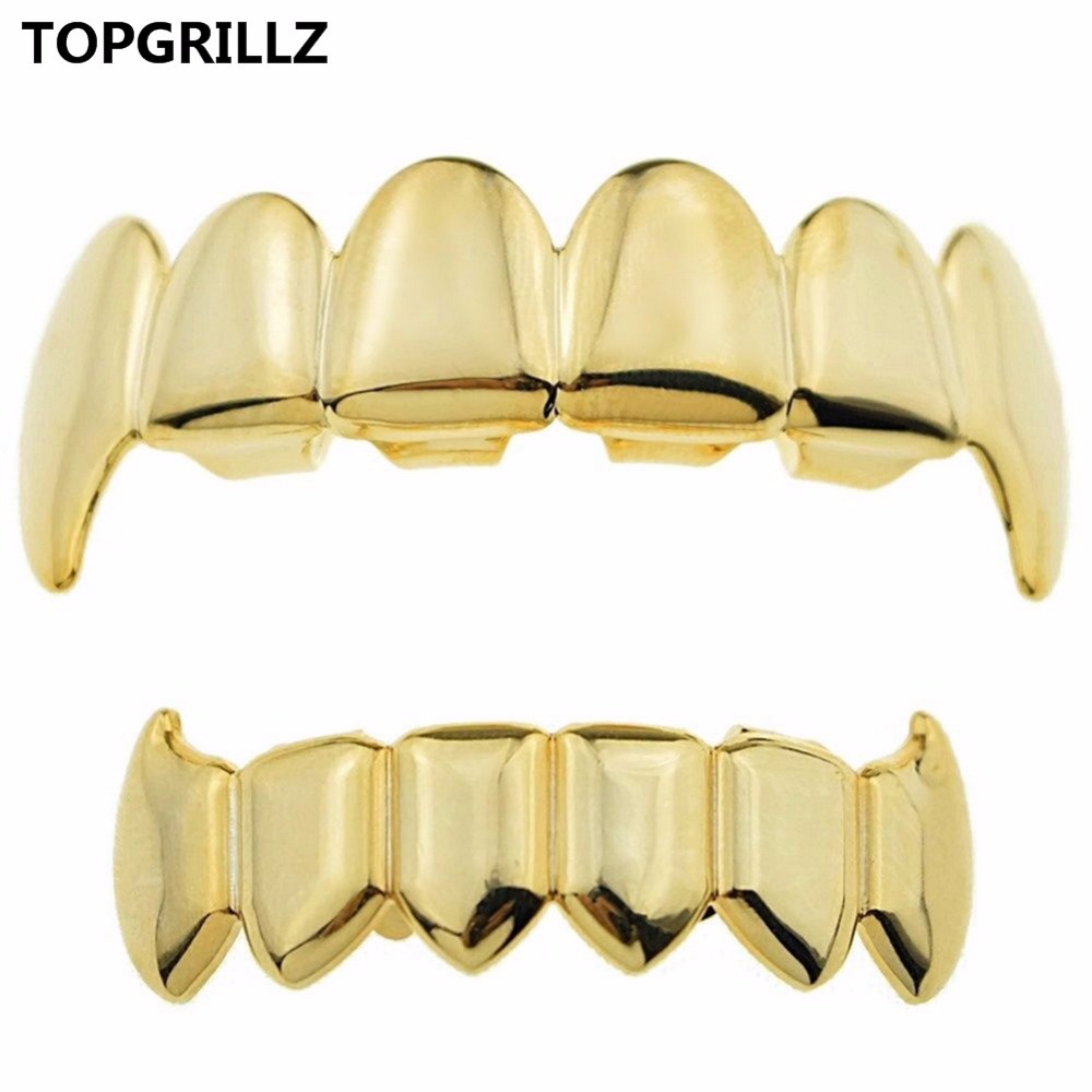 TOPGRILLZ 골드 실버 도금 힙합 이빨 그릴, 실 - Body Jewelry Real Gold 리뷰 및 가격