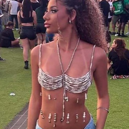 2025 럭셔리 디자인 홀터 조끼, 다층 플라스틱 우븐 - Body Jewelry Vest 리뷰 및 가격