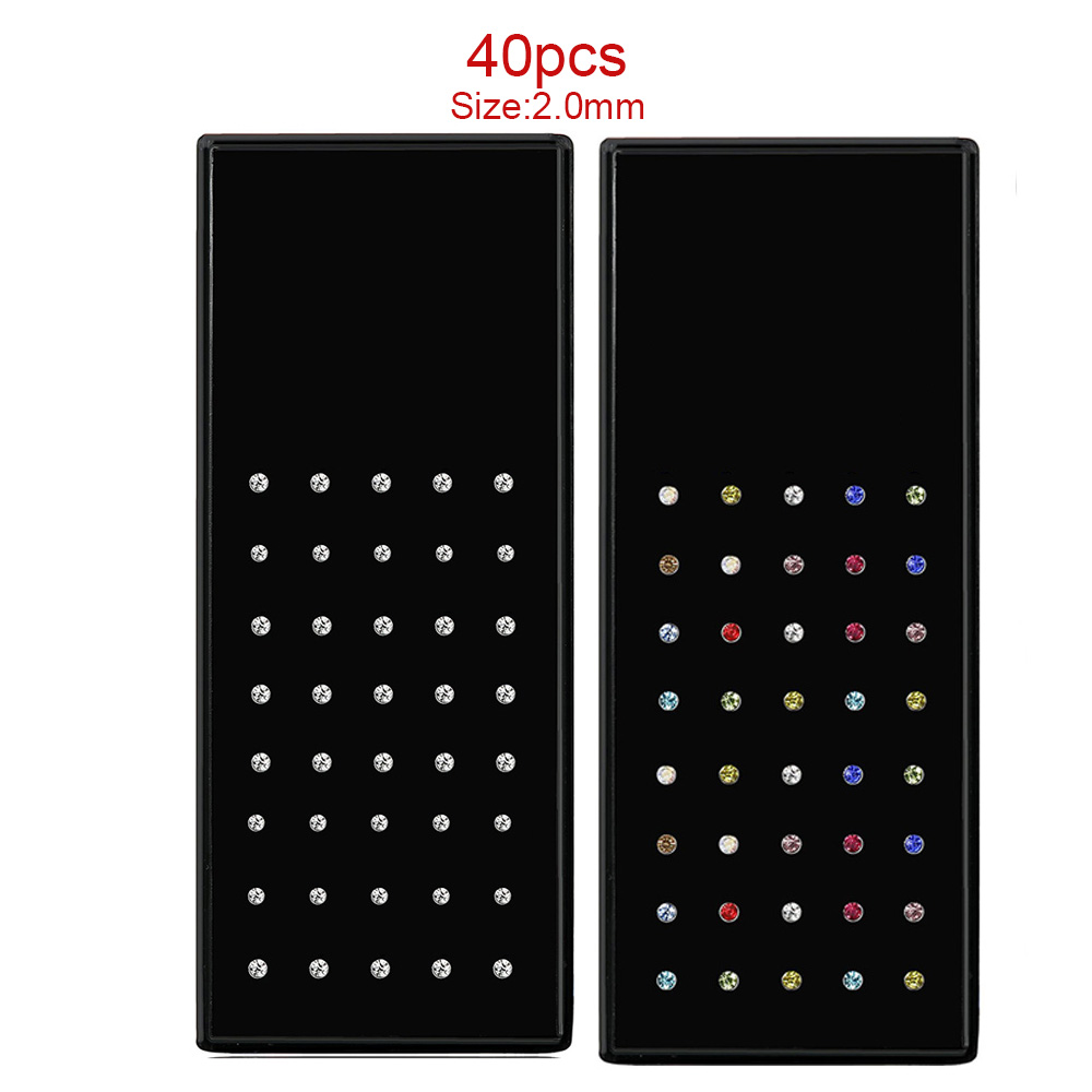 여성용 패션 크리스탈 코 반지, 외과 스틸 코 스터드, - Body Jewelry Jewelry Box 리뷰 및 가격