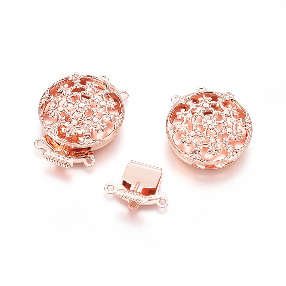 10 세트 황동 꽃 모양 멀티 스트랜드 박스 클래스프, - Body Jewelry Organizer 리뷰 및 가격