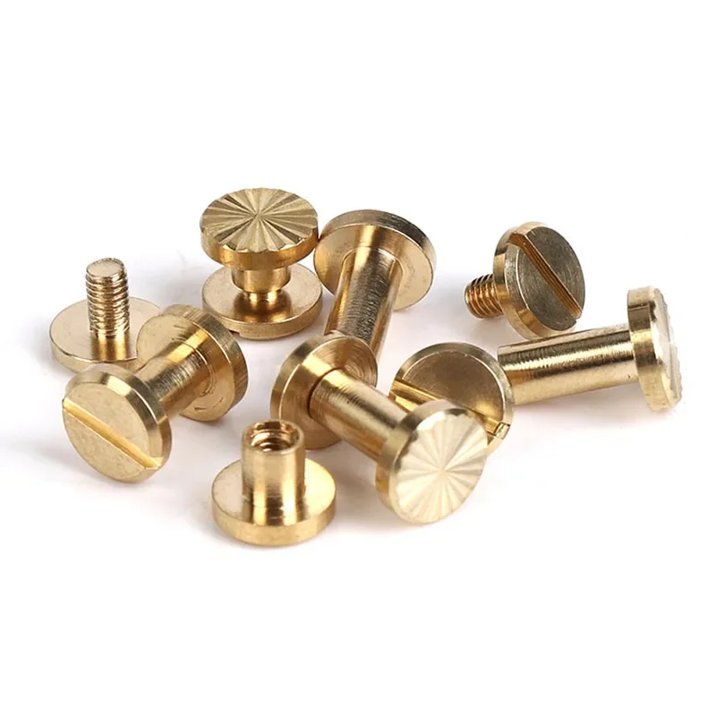 10pcs 황동 바인딩 시카고 나사 손톱 긴 스터드 리 - Body Jewelry Chicago 리뷰 및 가격