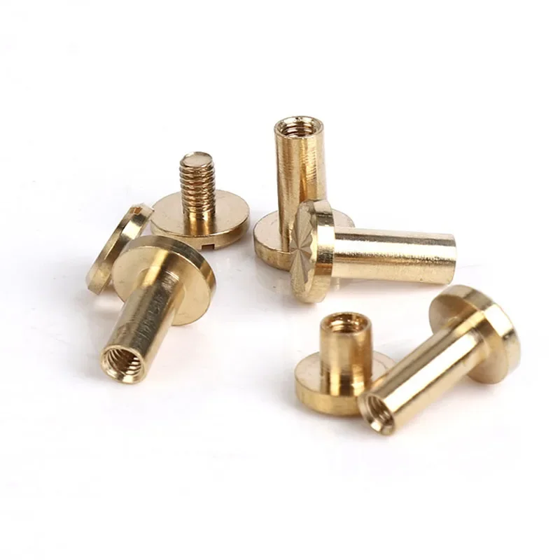 10pcs 황동 바인딩 시카고 나사 손톱 긴 스터드 리 - Body Jewelry Chicago 리뷰 및 가격