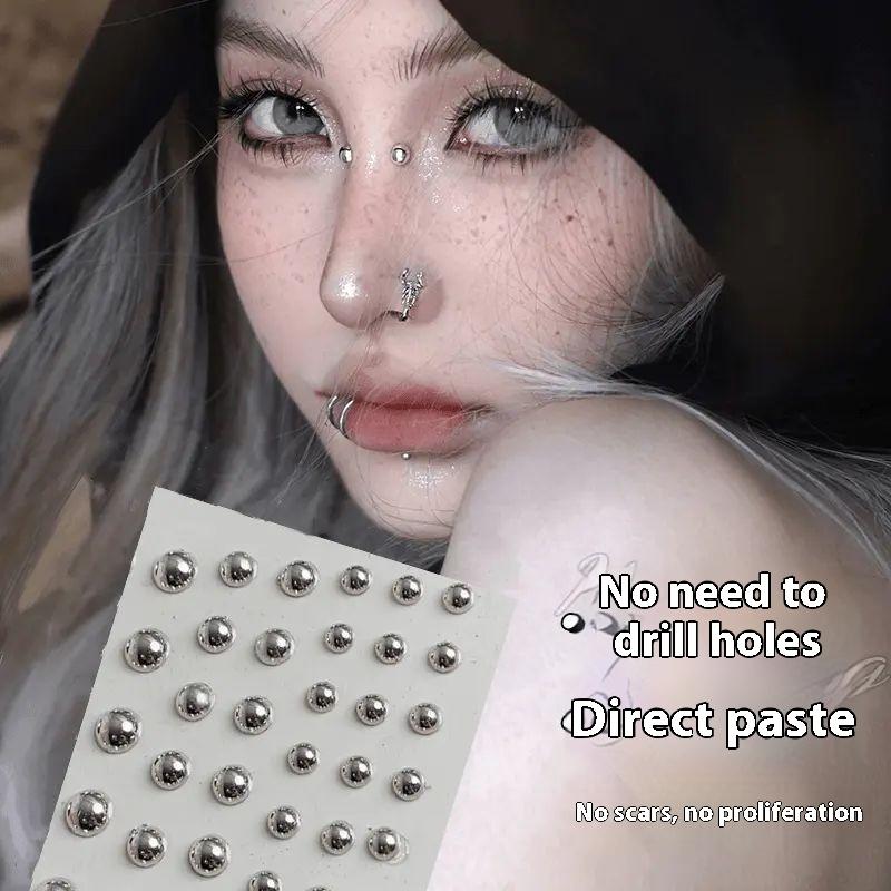 321pcs 비 피어싱 립 스터드 스티커 Selfadh - Body Jewelry Rings 리뷰 및 가격