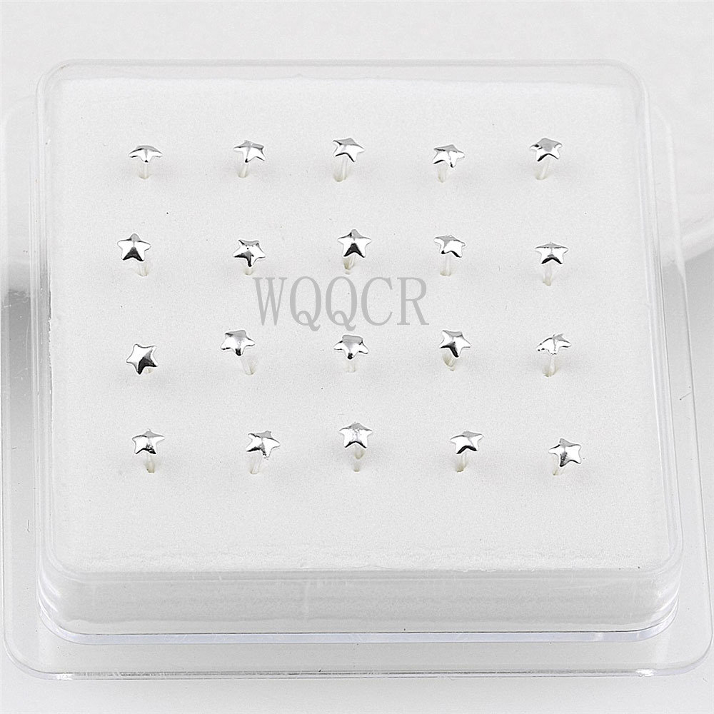 20개/박스 무광 표면 별 모양 코 피어싱 10mm 볼 - Body Jewelry Jewelry Box 리뷰 및 가격