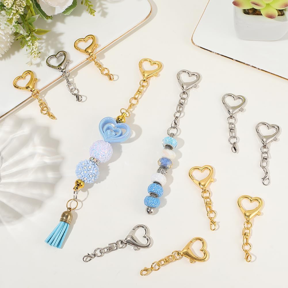 5/15/30개 하트 모양 회전식 클래스프 스프링 걸이 - Body Jewelry Diy 리뷰 및 가격