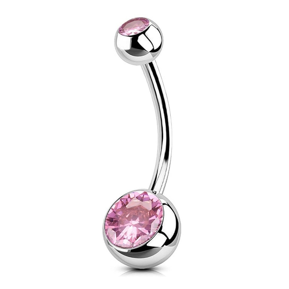 고품질 티타늄 소재 배꼽 링 곡선형 디자인 배꼽 피어싱 - Body Jewelry Quality 리뷰 및 가격