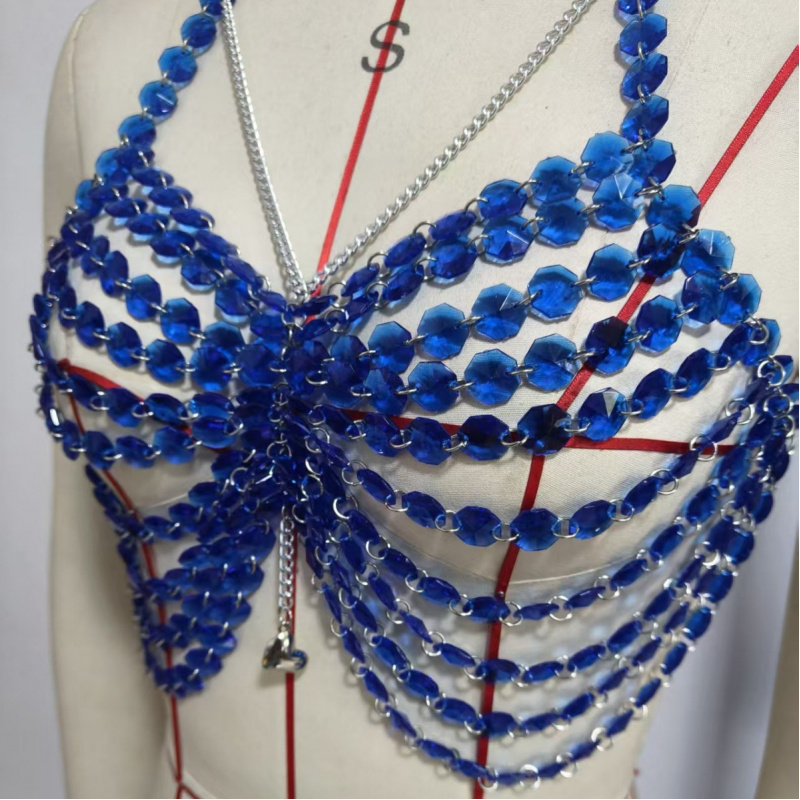 여성용 바디 체스트 체인 패션 섹시 핸드메이드 비키니  - Body Jewelry Vest 리뷰 및 가격