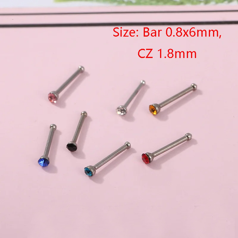 24개/박스 크리스탈 코걸이 스터드 패션 바디 여성 소 - Body Jewelry Jewelry Box 리뷰 및 가격