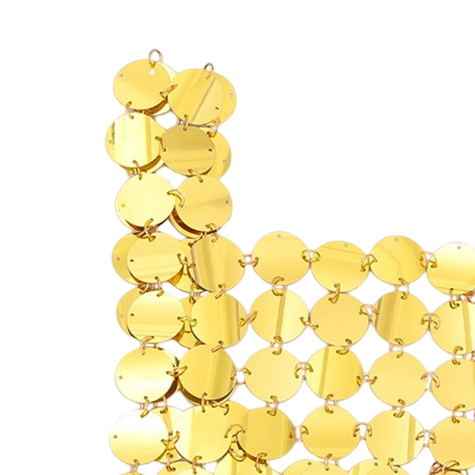 스팽글 조끼 탱크탑 반짝이는 바디 주얼리 나이트클럽 댄 - Body Jewelry Vest 리뷰 및 가격