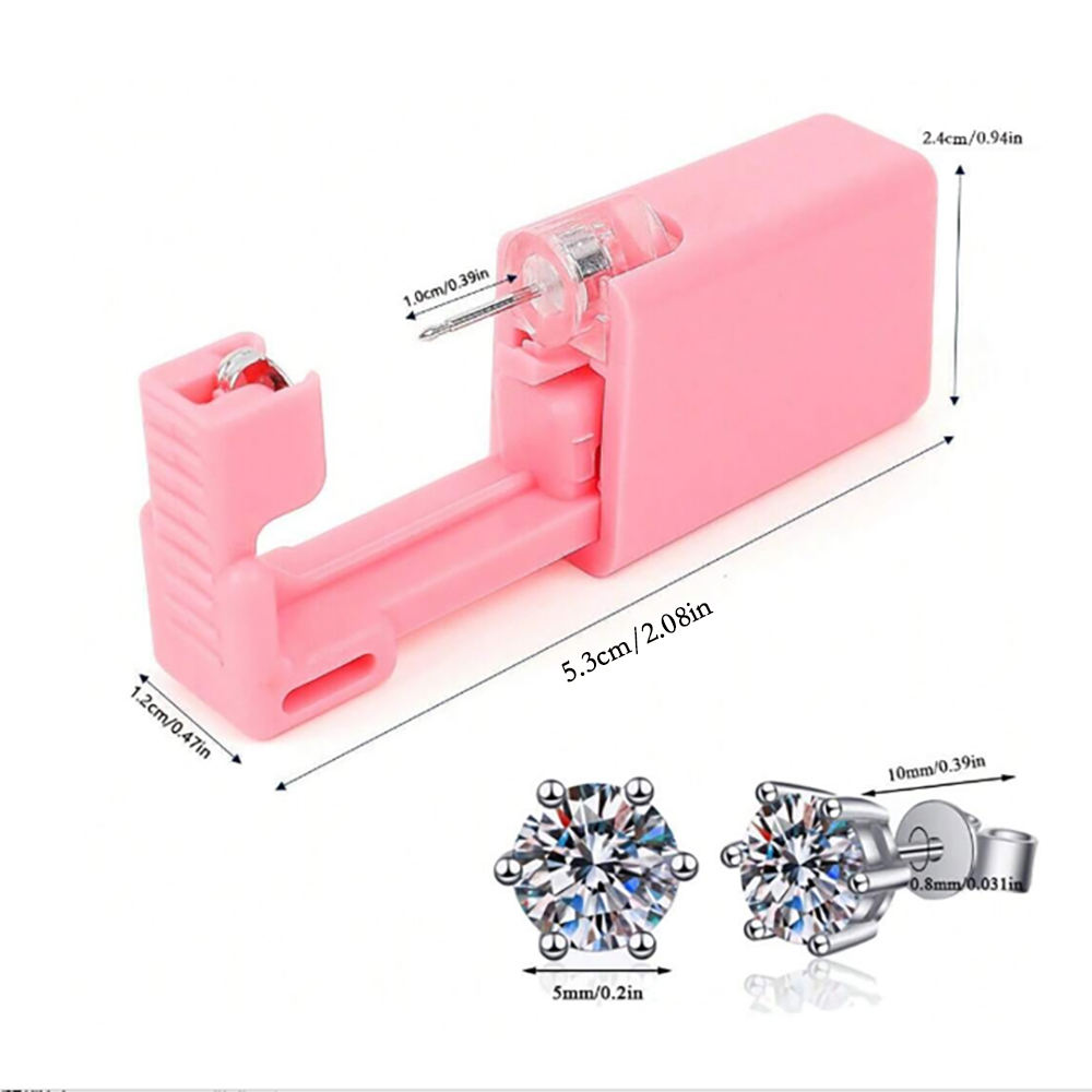 1개/4개입 핑크 일회용 귀뚫는 기계 내장 CZ 귀걸이 - Body Jewelry Cleaner 리뷰 및 가격