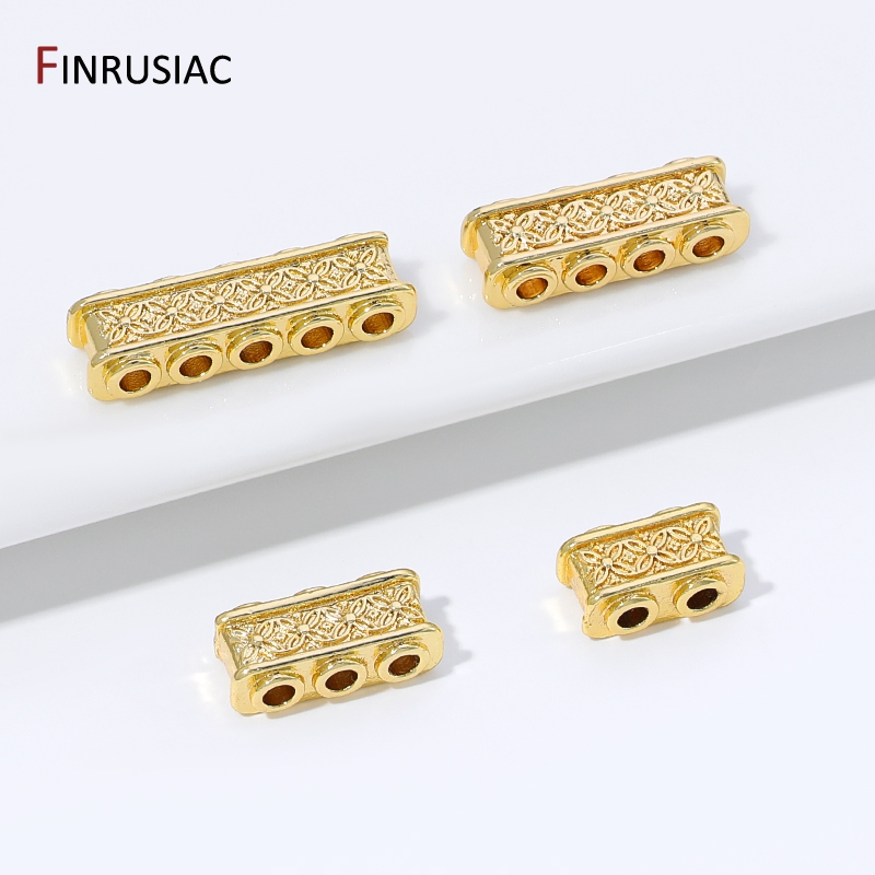 18K 금도금 황동 직사각형 스페이서 비즈 (쥬얼리용) - Body Jewelry Diy 리뷰 및 가격