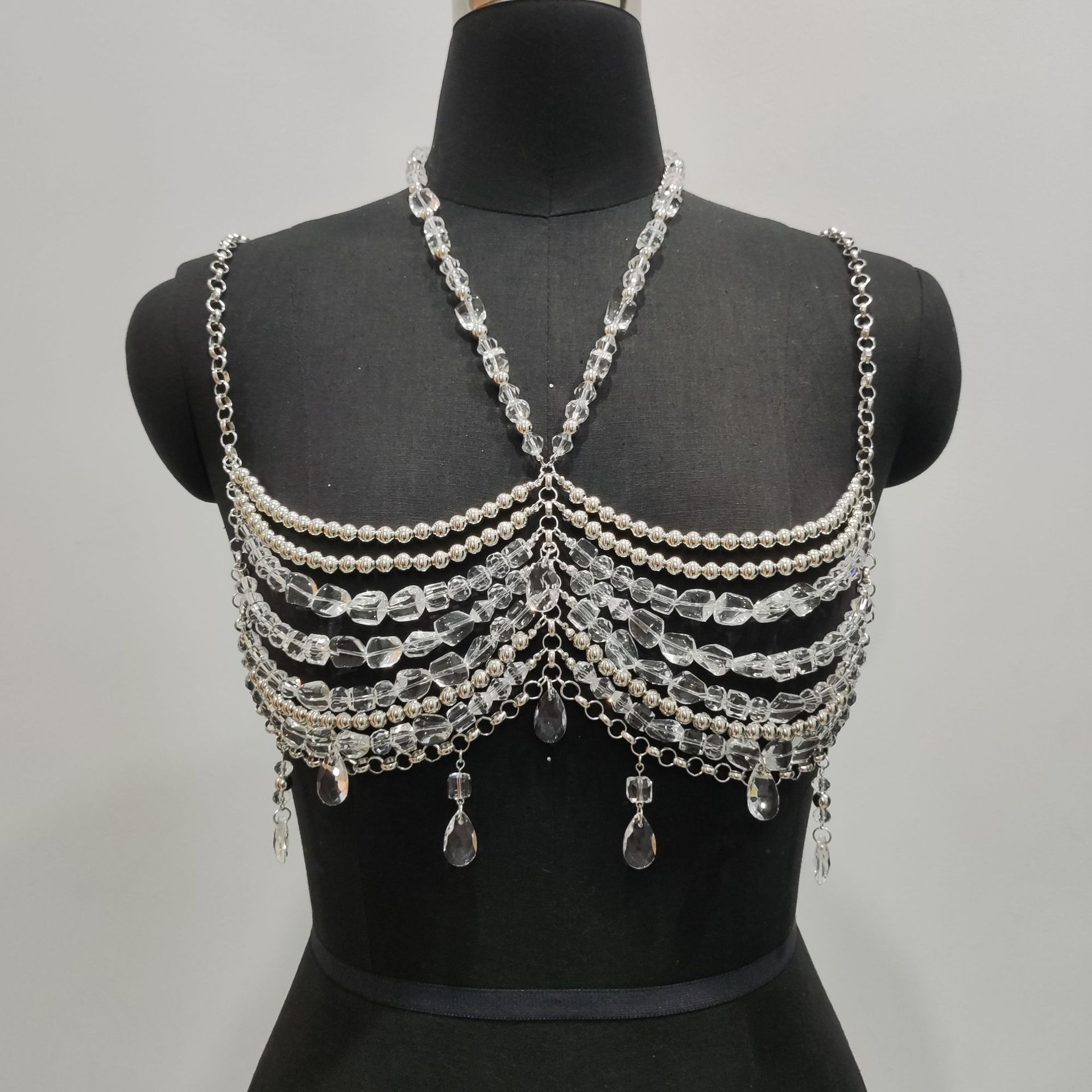 2025 수제 음악 축제 복장 Bralette Chai - Body Jewelry Vest 리뷰 및 가격