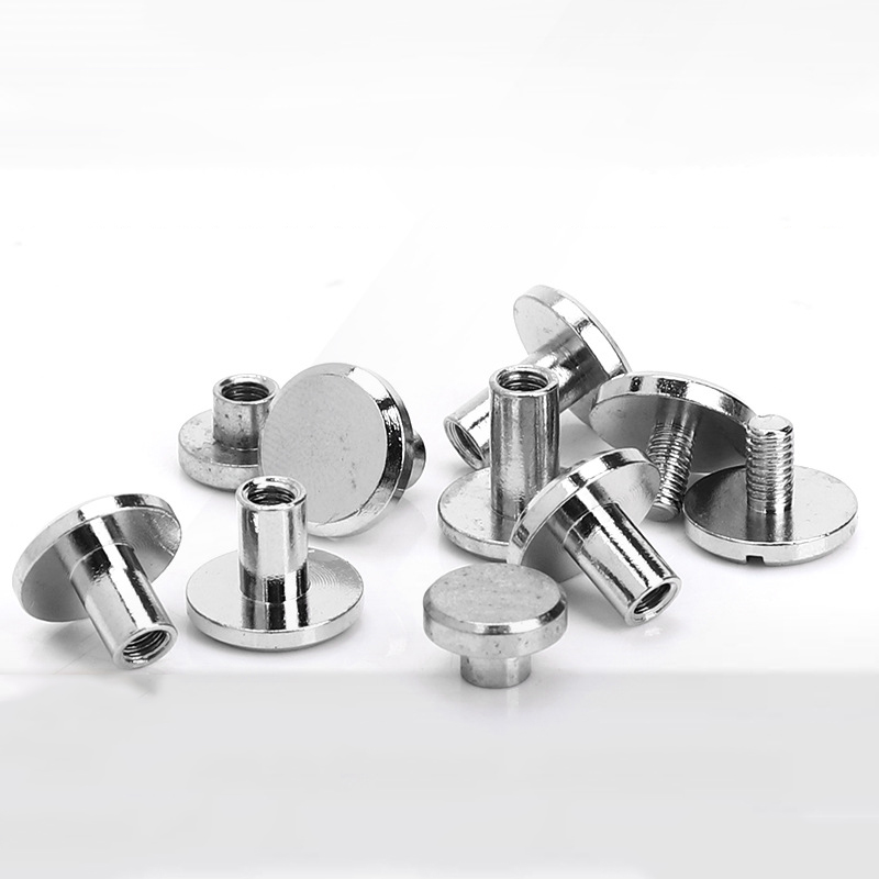 10pcs 니켈 도금 황동 바인딩 시카고 나사 네일 스 - Body Jewelry Chicago 리뷰 및 가격