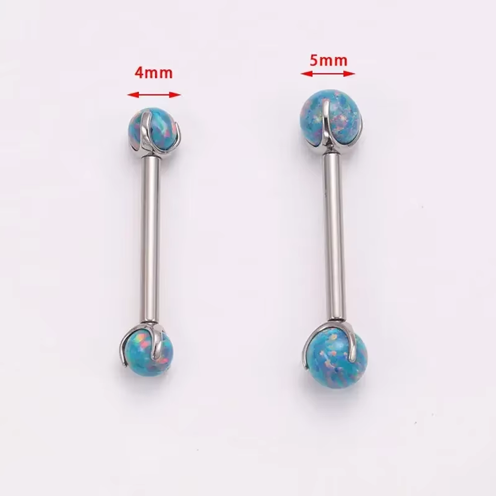 F136 티타늄 드림 시리즈 오팔 이어 브리지 텅 스터 - Body Jewelry Quality 리뷰 및 가격