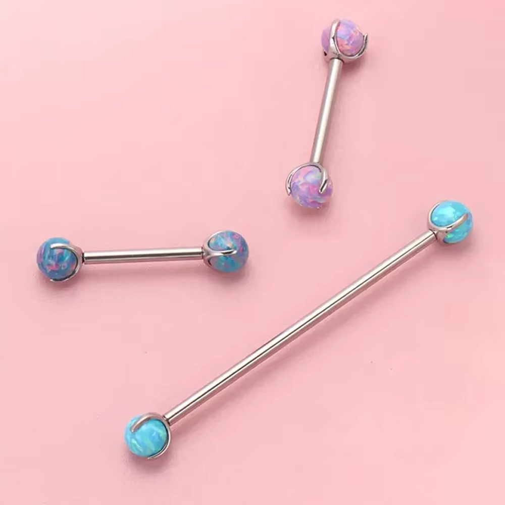F136 티타늄 드림 시리즈 오팔 이어 브리지 텅 스터 - Body Jewelry Quality 리뷰 및 가격