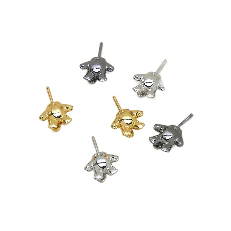 4 조각 구리 도금 진짜 골드 베어 동물 몸 DIY 핸 - Body Jewelry Real Gold 리뷰 및 가격