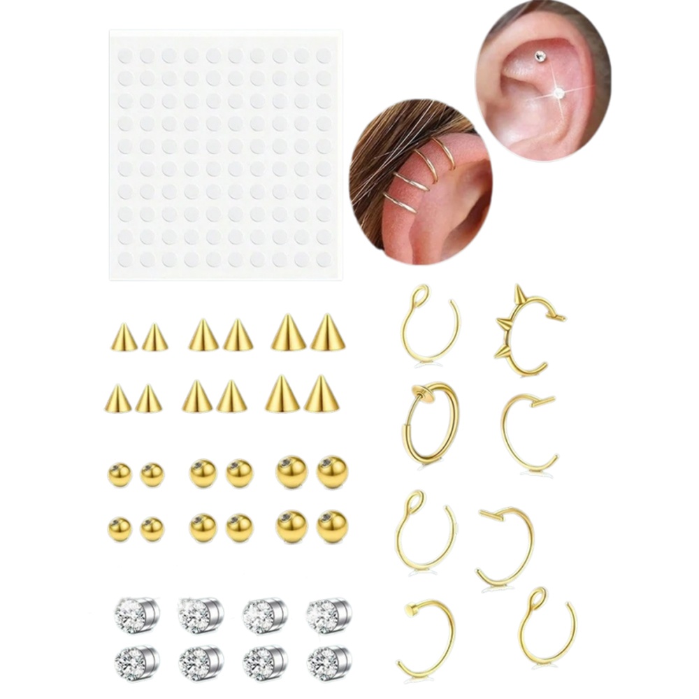 여성용 가짜 코링, 가짜 셉텀 피어싱, 무피어싱 스프링 - Body Jewelry Rings 리뷰 및 가격