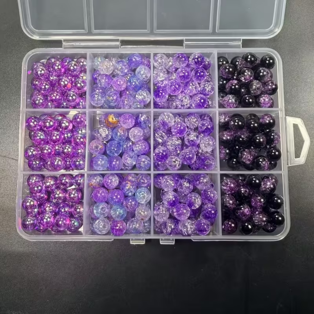 8mm 블랙 퍼플 시리즈, 다크 참 데몬, 12 그리드 - Body Jewelry Organizer 리뷰 및 가격