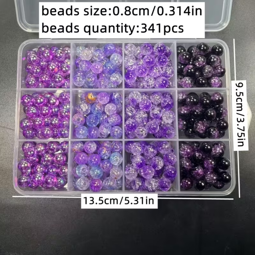 8mm 블랙 퍼플 시리즈, 다크 참 데몬, 12 그리드 - Body Jewelry Organizer 리뷰 및 가격