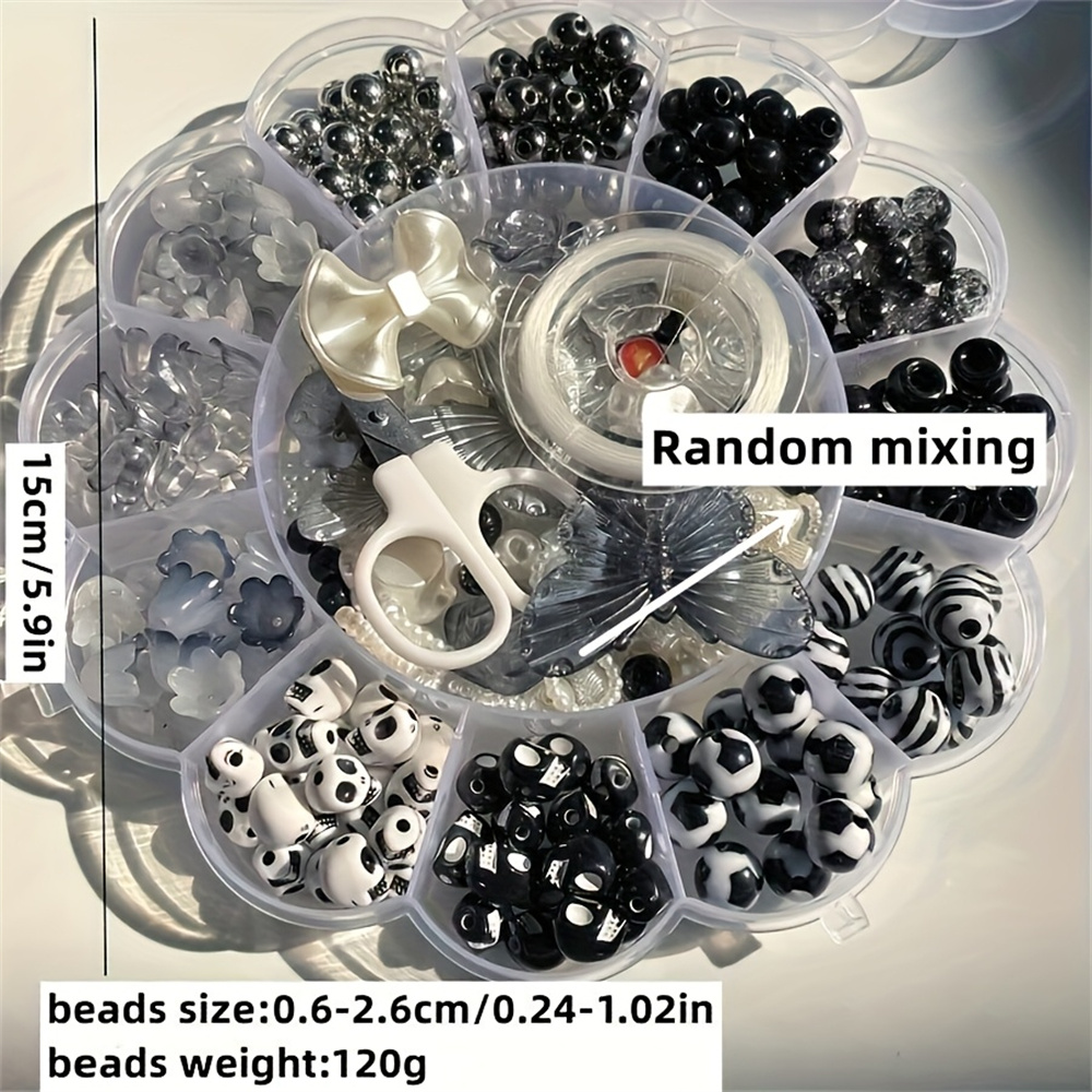 13 그리드 120g 랜덤 플라워 박스형 비즈 아크릴  - Body Jewelry Organizer 리뷰 및 가격