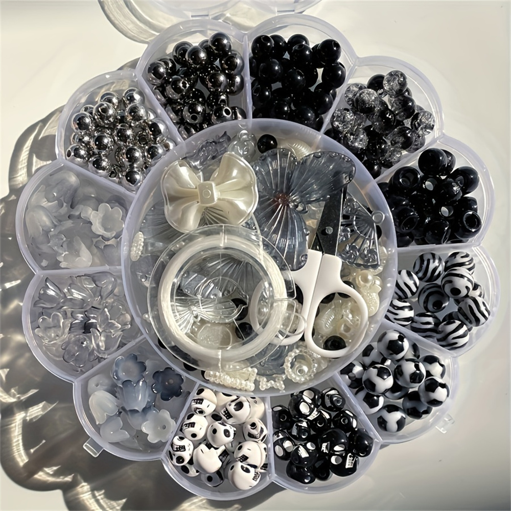 13 그리드 120g 랜덤 플라워 박스형 비즈 아크릴  - Body Jewelry Organizer 리뷰 및 가격