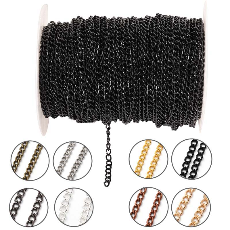 2미터 2.5/3.5/4.5mm 금속 플랫 타원형 연장 - Body Jewellery 리뷰 및 가격