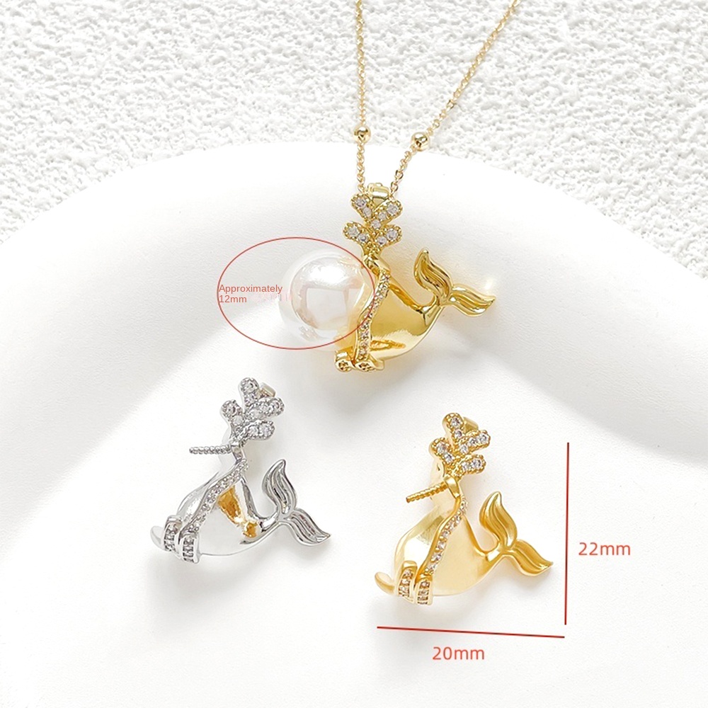 황동 리얼 골드 도금 및 지르콘 세트, 인어 바디 펜던 - Body Jewelry Real Gold 리뷰 및 가격