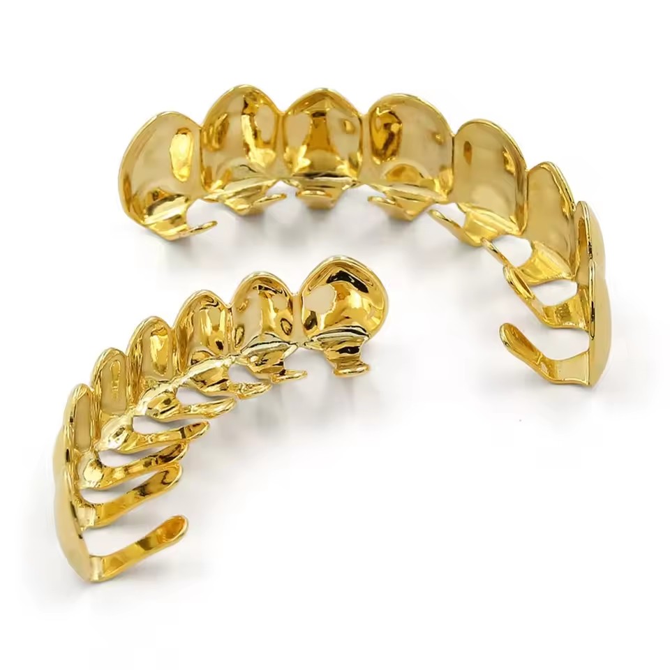 탑그릴즈 골드 실버 도금 힙합 치아 그릴즈 상하 세트  - Body Jewelry Real Gold 리뷰 및 가격