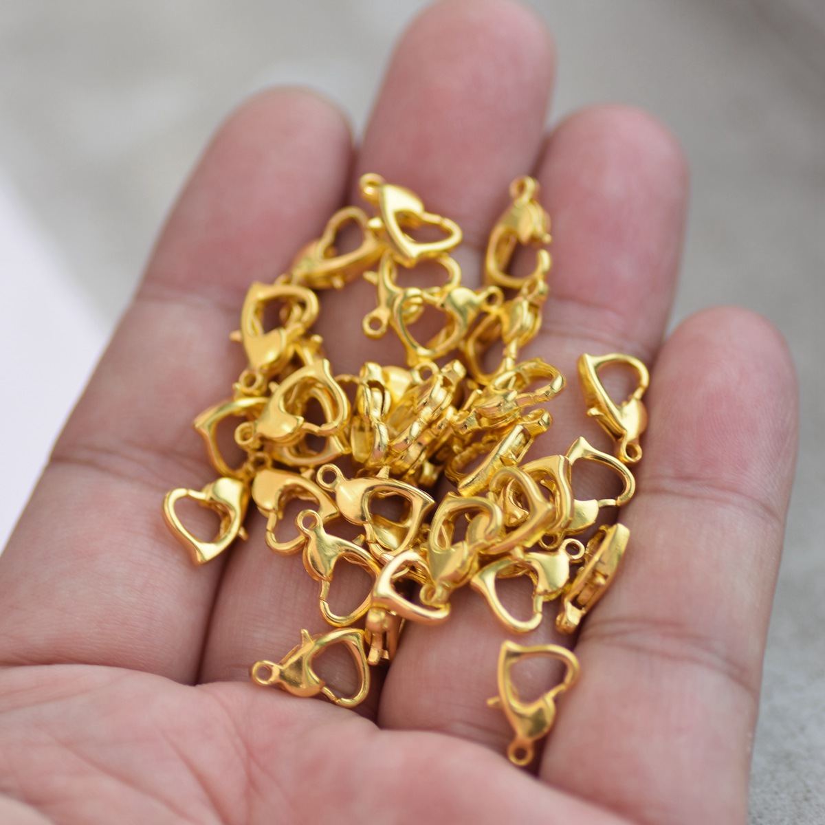 30pcs 12x8mm 골드/실버/청동 색 금속 심장  - Body Jewelry Diy 리뷰 및 가격