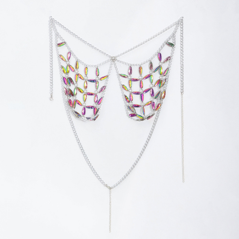 여성 바디 주얼리 섹시 비키니 나이트클럽 쇼 크리스탈  - Body Jewelry Vest 리뷰 및 가격