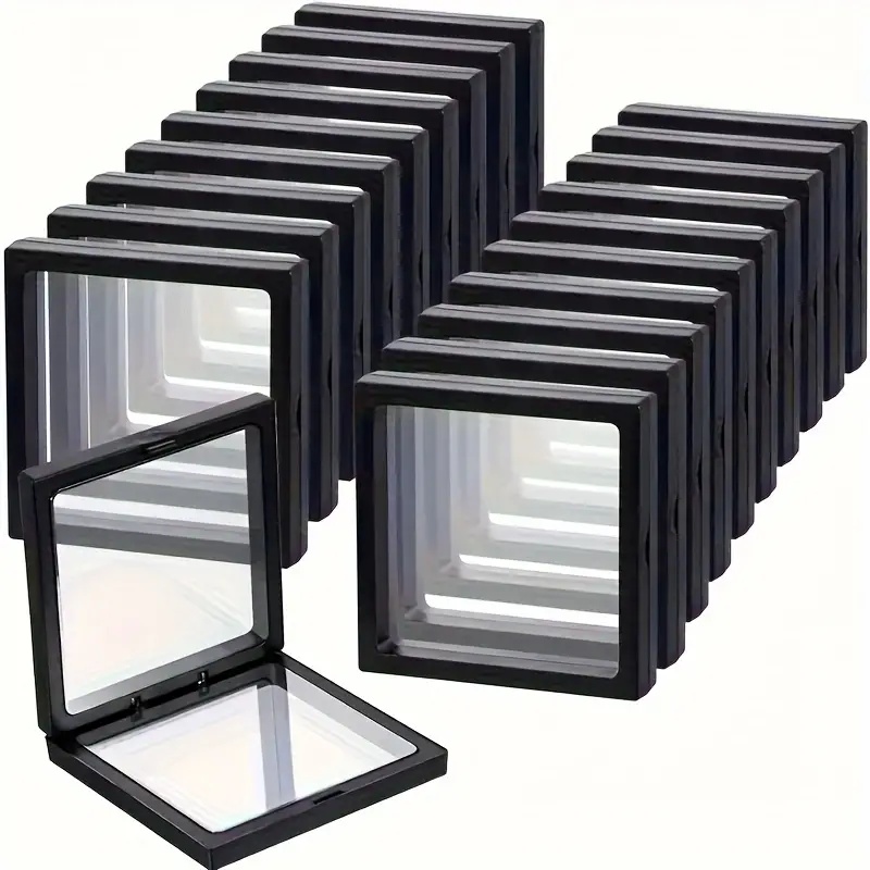 20Pcs Clearview 3D 플로팅 디스플레이 케 - Body Jewelry Organizer 리뷰 및 가격