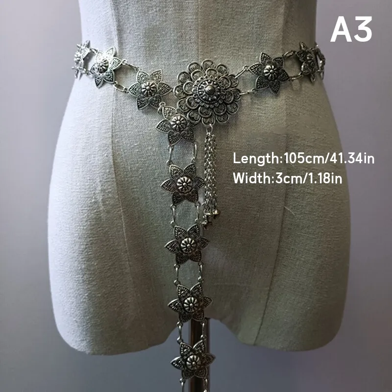 1PC 금속 태국 허리 체인 여성 태국 다이 골드 벨트 - Body Jewellery 리뷰 및 가격
