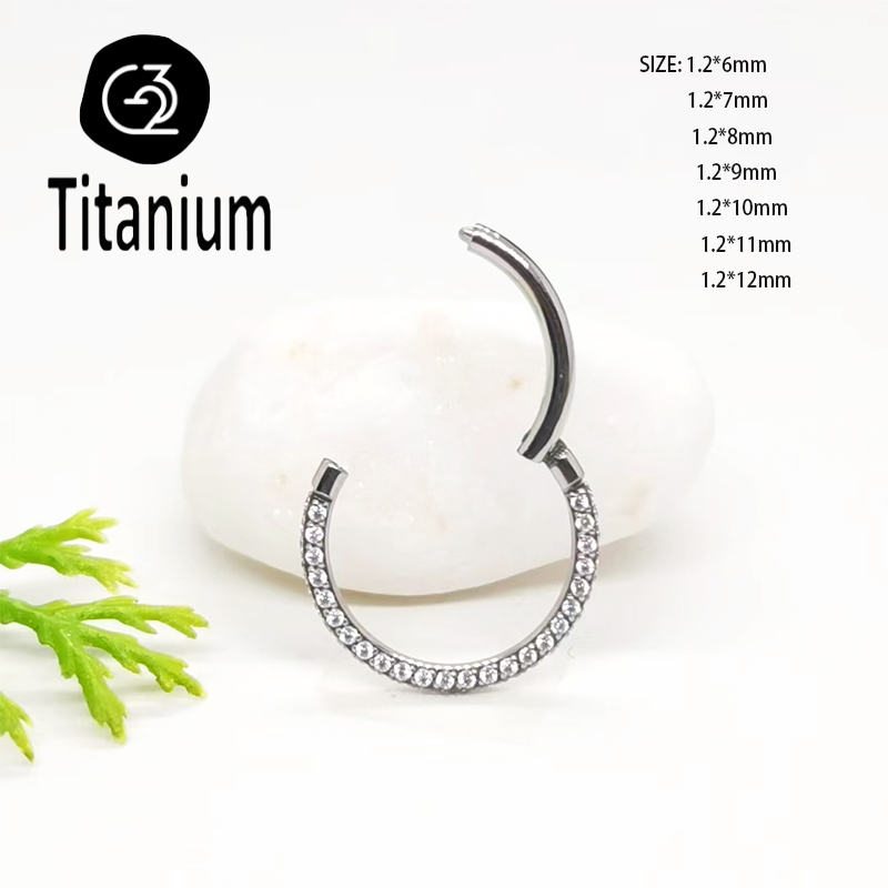 ASTM F136 G23 티타늄 피어싱 셉텀 후프 고품 - Body Jewelry Quality 리뷰 및 가격