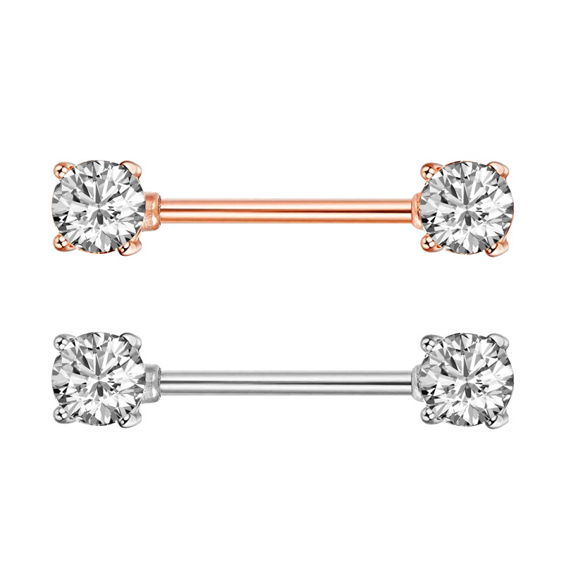 패션 고품질 지르콘 젖꼭지 피어싱 섹시한 바, 316L - Body Jewelry Quality 리뷰 및 가격